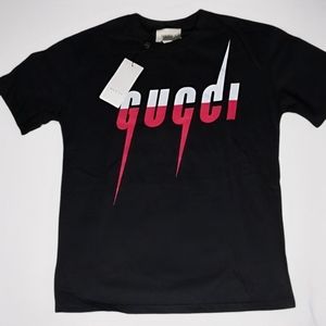 Gucci Mens S/L Black Blade Tee T-Shirt Size Large